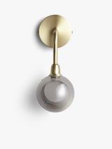 John Lewis Huxley Wall Light, Antique Brass