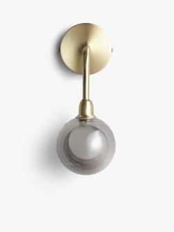 John Lewis Huxley Wall Light, Antique Brass - view 2, Antique Brass