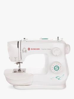 Singer Mate Sewing Machine Model 3337, White, White