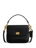 Coach Cassie 19 Leather Cross Body Bag, Black