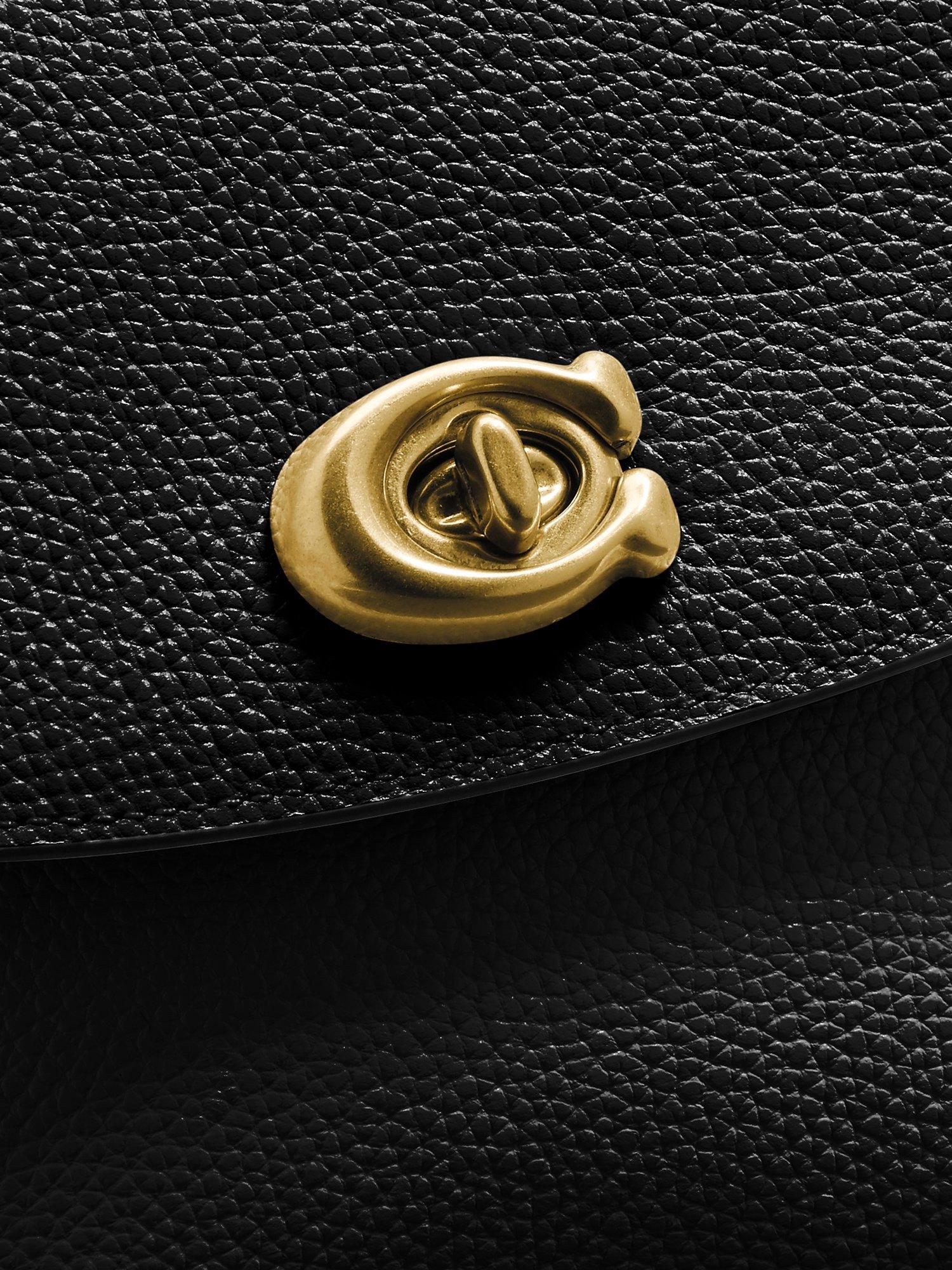 Product image 4 of 5, which shows Coach Cassie 19 Leather Cross Body Bag, Black