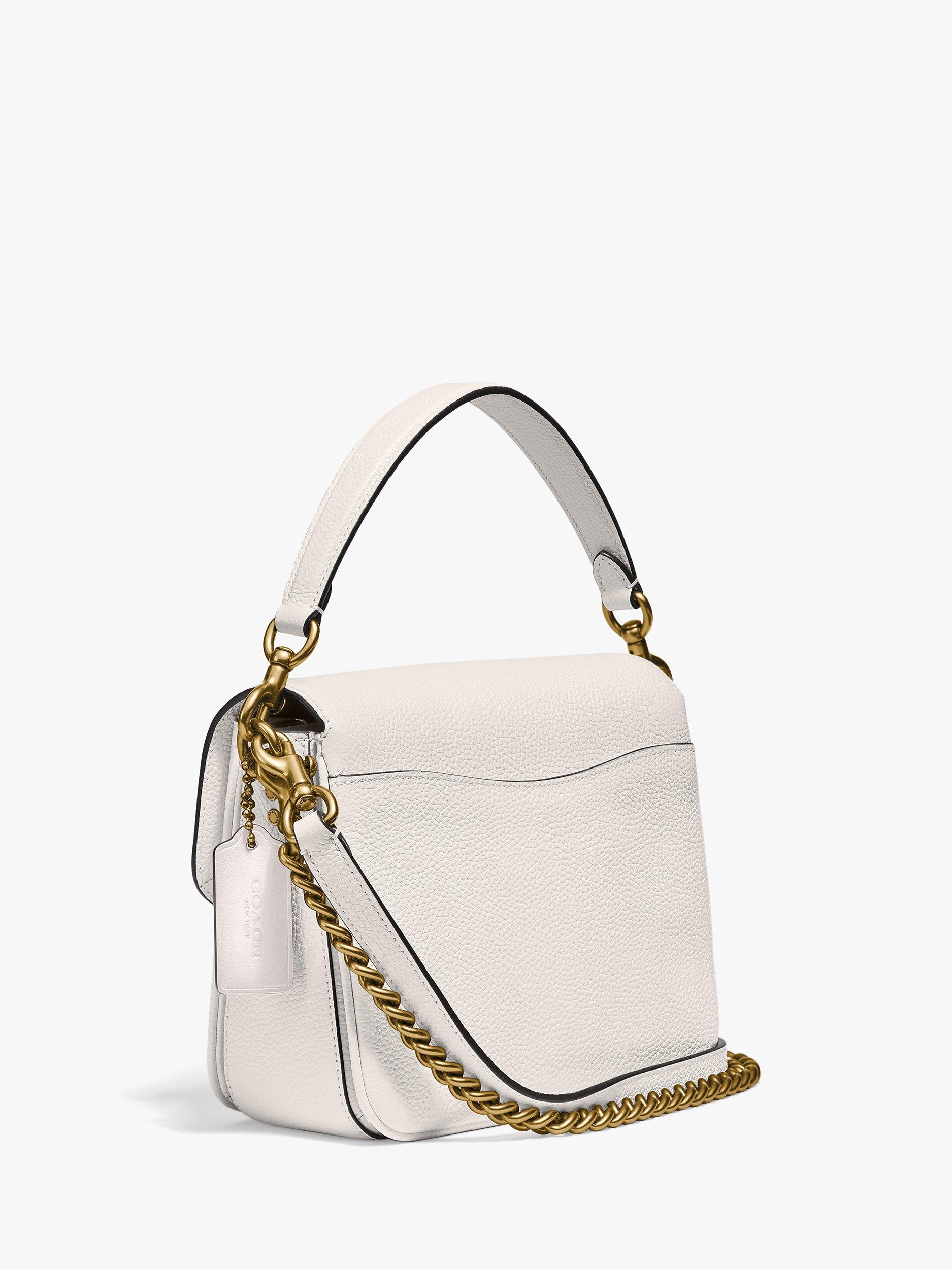 Product image 4 of 6, which shows Coach Cassie 19 Leather Cross Body Bag, Chalk