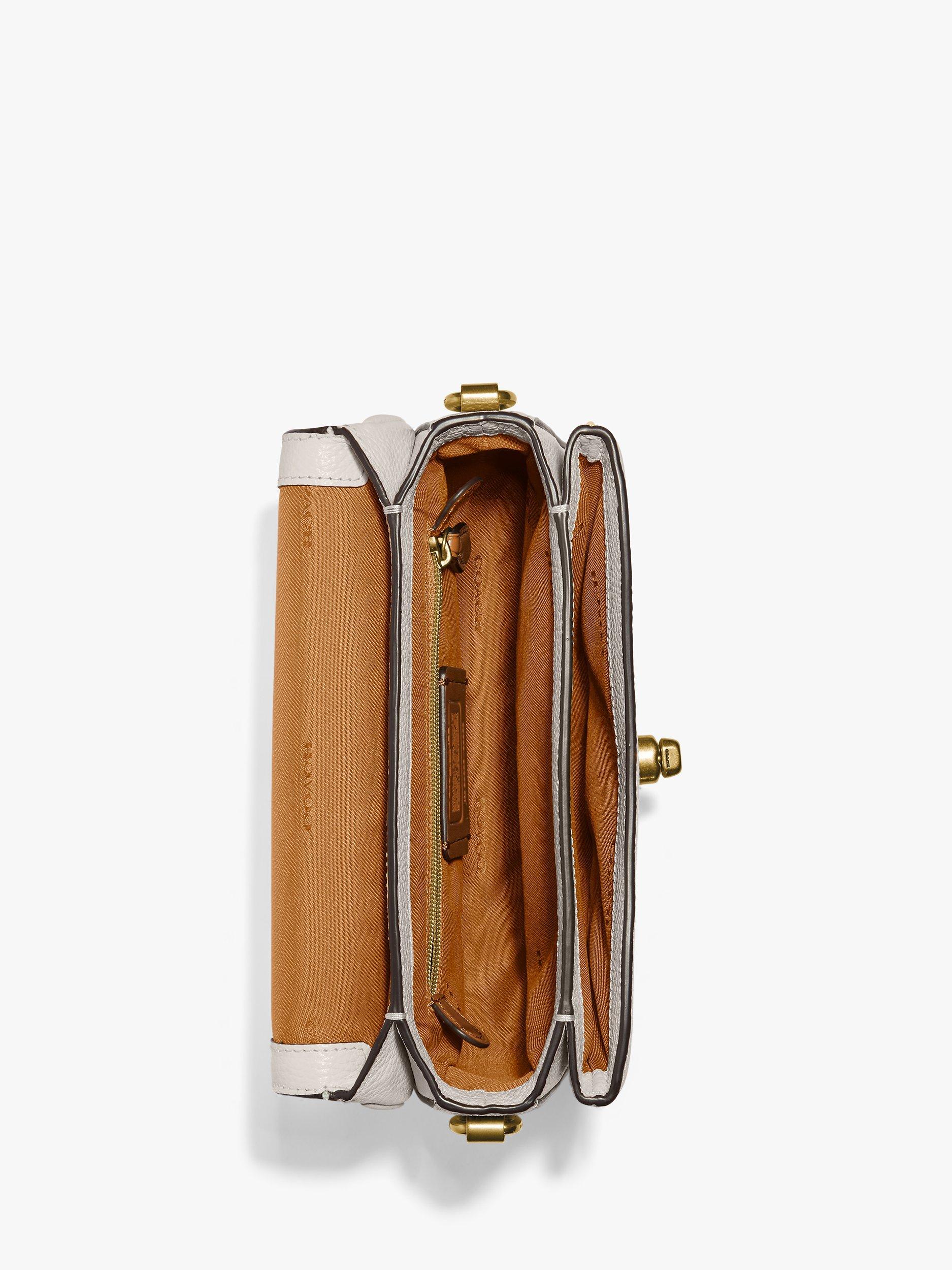 Product image 2 of 6, which shows Coach Cassie 19 Leather Cross Body Bag, Chalk