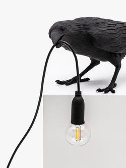 Seletti Playing Bird Table Lamp - view 2, Black