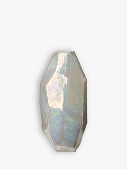 pols potten Lustre Vase, H30cm, White, White