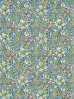 Morris & Co. Golden Lily Furnishing Fabric, Mineral
