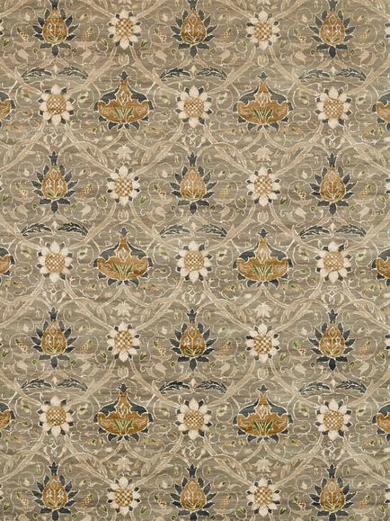 Morris & Co. Montreal Velvet Furnishing Fabric, Grey/Charcoal