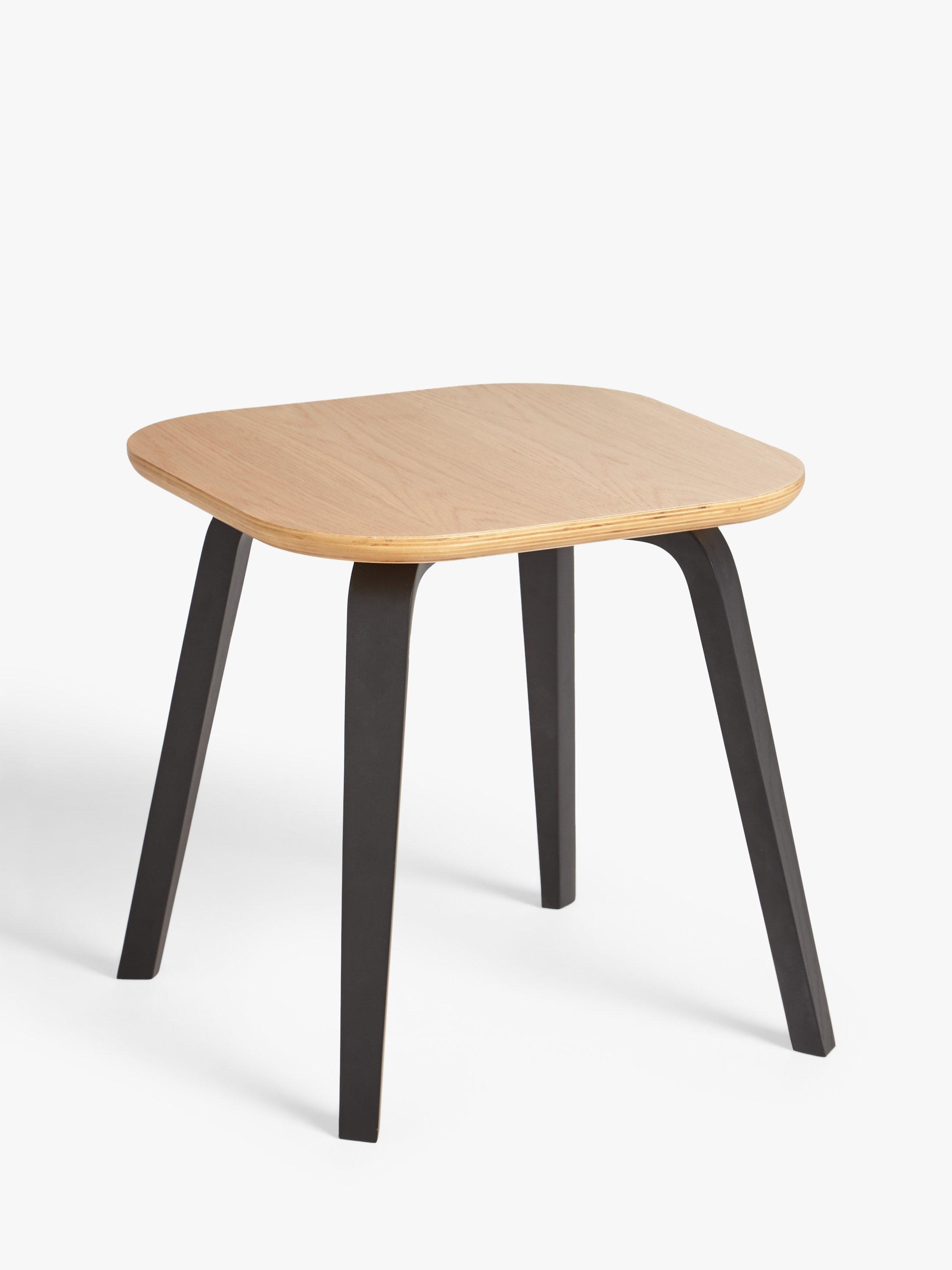 John Lewis ANYDAY Anton Side Table, Natural/Black