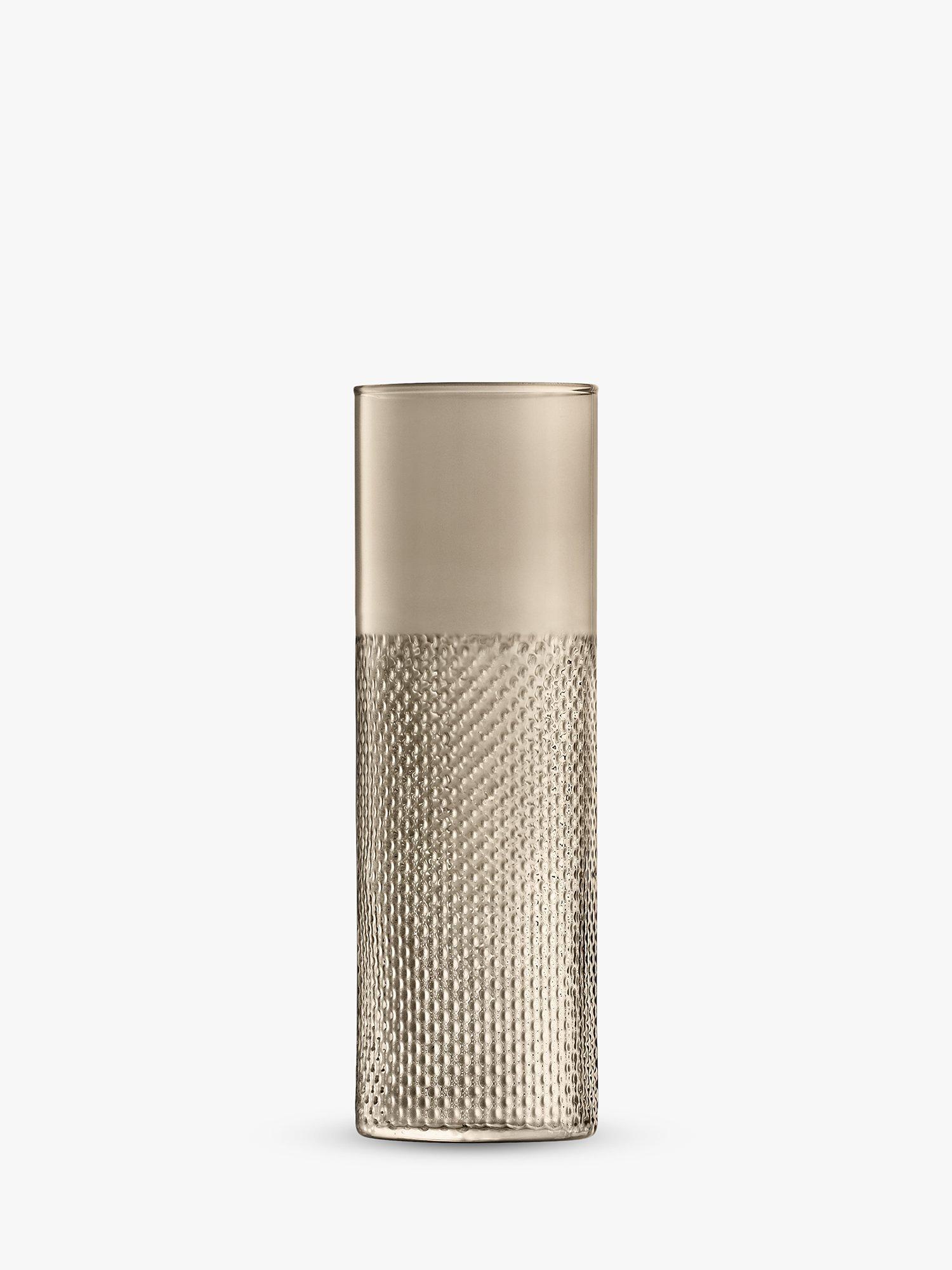 LSA International Wicker Vase, H40cm, Taupe