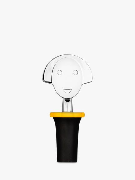 Alessi Anna Bottle Stop 2, Black
