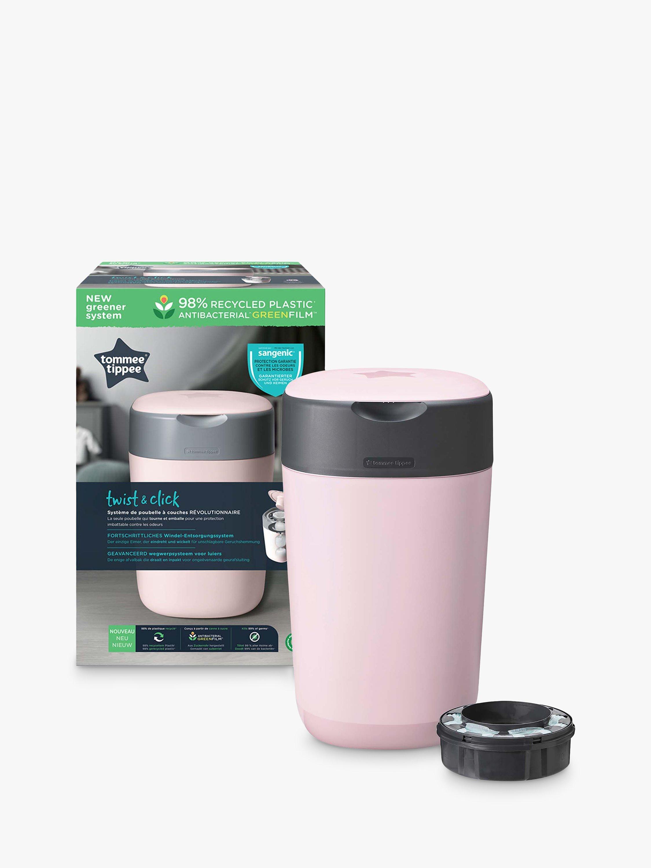Tommee Tippee Twist & Click Sangenic Nappy Disposal System, Pink