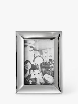 Robert Welch Vale Photo Frame, 4 x 6" (10 x 15cm), Silver