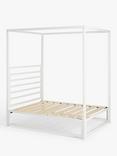Wrought Iron And Brass Bed Co. Sunna 4 Poster Outdoor Bed Frame and Open Coil Mattress, King Size