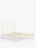 Wrought Iron And Brass Bed Co. Sophie Iron Bed Frame, King Size, Cream
