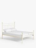 Wrought Iron And Brass Bed Co. Sophie Iron Bed Frame, Super King Size, Cream