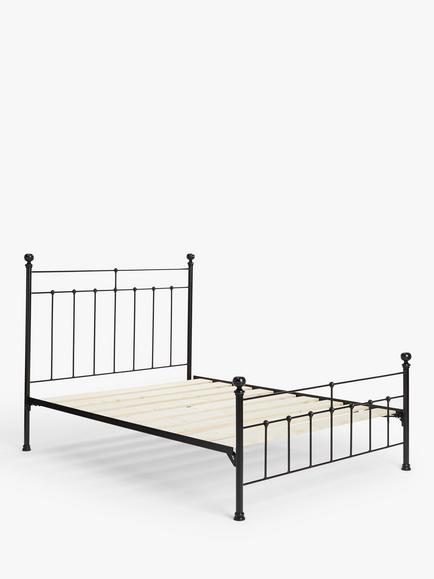 Wrought Iron And Brass Bed Co. Sophie Iron Bed Frame, King Size - view 2, Black