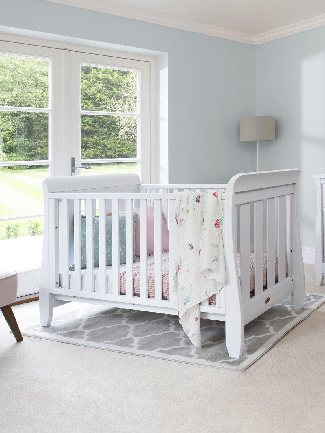 Boori sleigh cot white hotsell