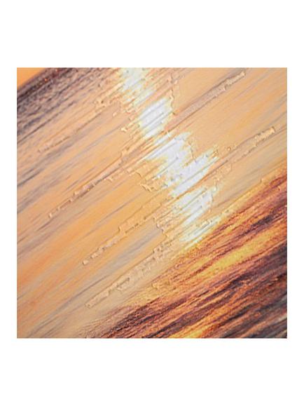 John Lewis Mike Shepherd 'Ebb & Flow' Embellished Framed Print & Mount, 55 x 110cm, Orange/Multi - view 2, Orange/Multi