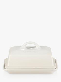 Le Creuset Stoneware Butter Dish - view 2, Meringue