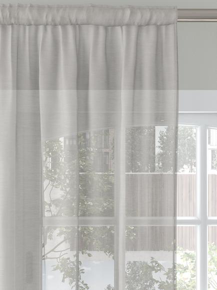John Lewis Plain Muslin Voile Fabric - view 2, Natural