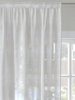 John Lewis Geo Voile Fabric, Ivory - view 2, Ivory
