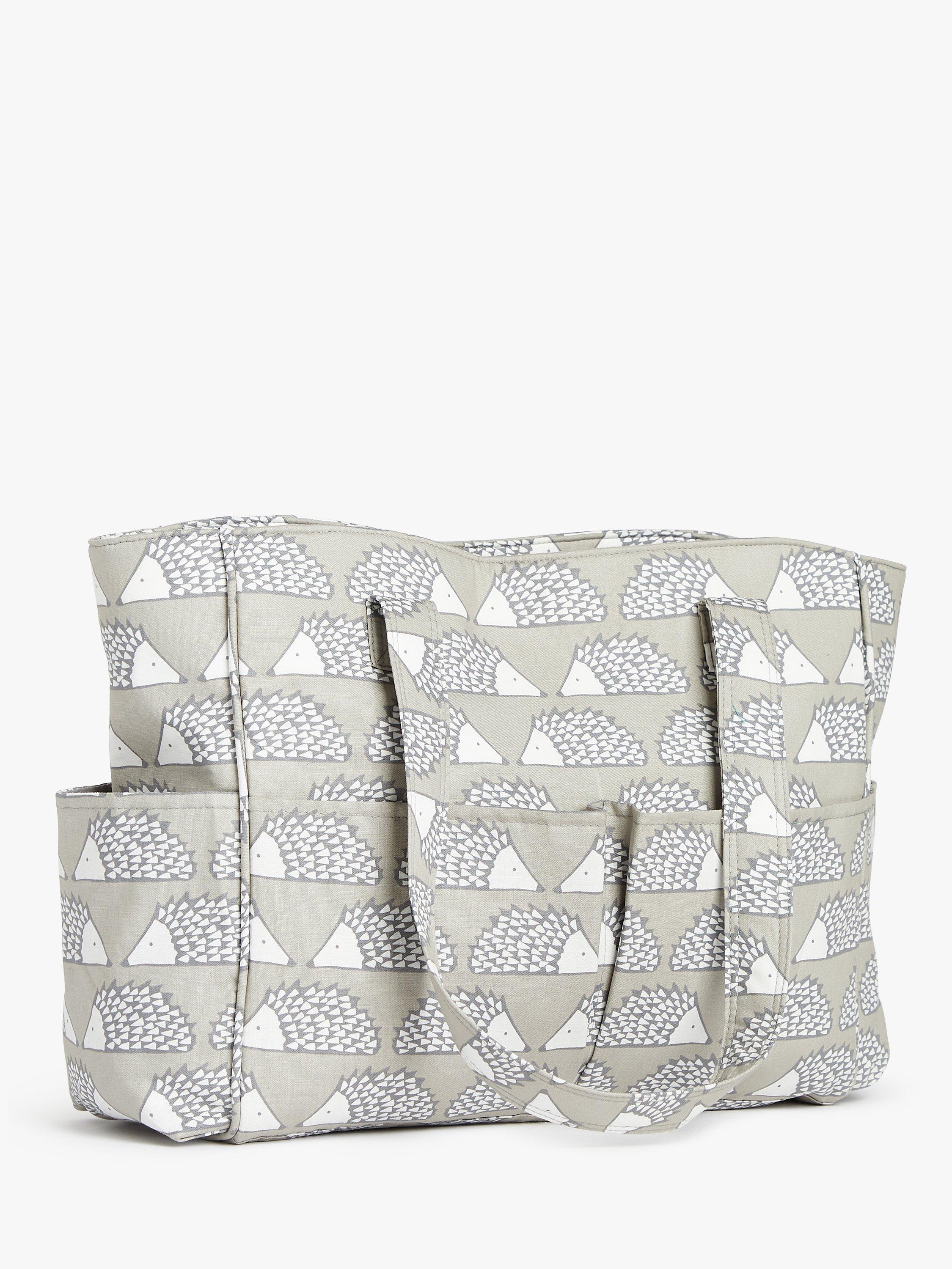 John Lewis Scion Spike Print Craft Bag, Grey