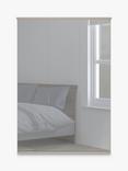 John Lewis Elstra 150cm Wardrobe with Mirrored Hinged Doors, Mirror/Pebble Grey