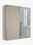 John Lewis Elstra 200cm Wardrobe Mirrored Sliding Door