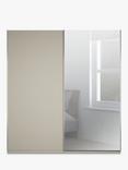 John Lewis Elstra 200cm Wardrobe Mirrored Sliding Door