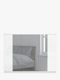 John Lewis Elstra 300cm Wardrobe with Glass and Mirrored Hinged Doors