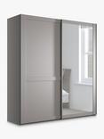 John Lewis Marlow 200cm Mirrored Sliding Door Wardrobe