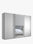 John Lewis Marlow 300cm Mirrored Sliding Door Wardrobe