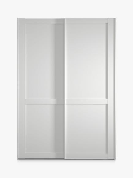 John Lewis Marlow 150cm Sliding Door Wardrobe - view 2, White