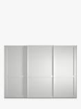 John Lewis Marlow 300cm Sliding Door Wardrobe, Off White