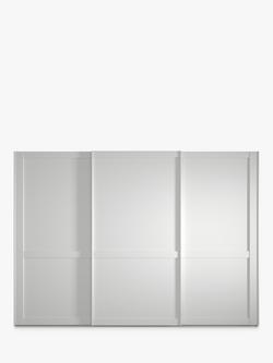John Lewis Marlow 300cm Sliding Door Wardrobe - view 2, Off White