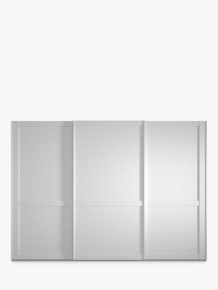 John Lewis Marlow 300cm Sliding Door Wardrobe - view 2, White