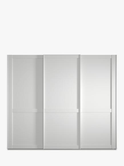 John Lewis Marlow 250cm Sliding Door Wardrobe - view 2, White