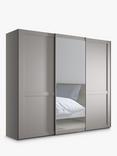 John Lewis Marlow 250cm Mirrored Sliding Door Wardrobe