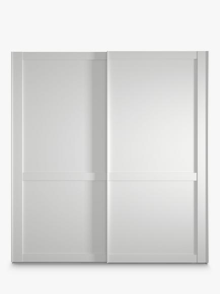 John Lewis Marlow 200cm Sliding Door Wardrobe - view 2, White