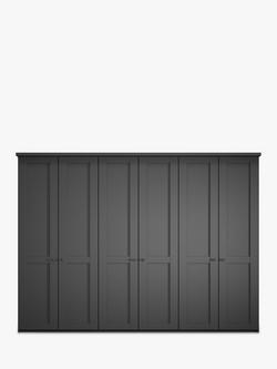John Lewis Marlow 300cm Hinged Wardrobe - view 2, Graphite