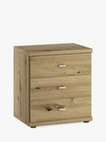 John Lewis Elstra 3 Drawer Bedside Table