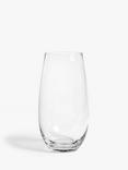John Lewis Bullet Glass Vase, H27cm, Clear