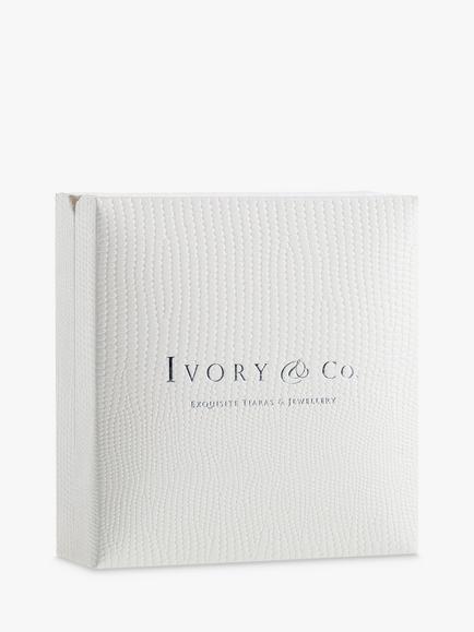 Ivory & Co. Balmoral Round Stud Earrings - view 2, Gold