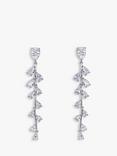 Ivory & Co. Willow Drop Earrings, Silver