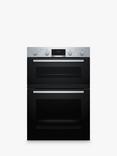 Bosch Series 2 MHA133BR0B Built In Electric Double Oven, Stainless steel