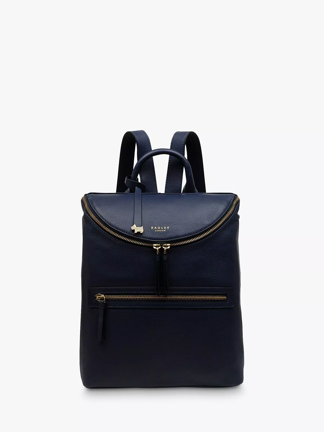 Radley Crown Hill Medium Leather Zip Top Backpack