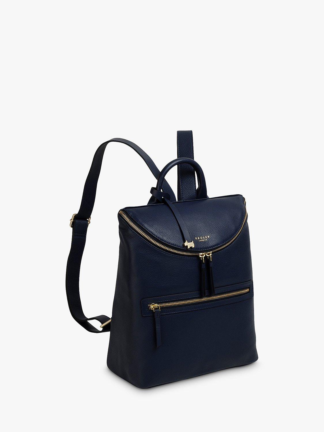 Radley Crown Hill Medium Leather Zip Top Backpack