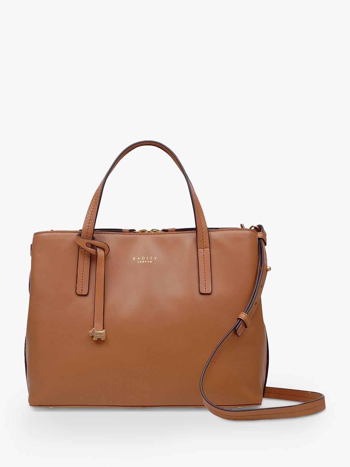 Radley Dukes Place Leather Medium Zip Top Grab Bag