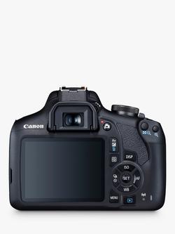 Canon EOS 2000D Digital SLR Camera with 18-55mm III DC Lens, 1080p Full HD, 24.1MP, Wi-Fi, NFC, Optical Viewfinder, 3" LCD Screen, Black - view 2, Black