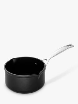 Le Creuset Toughened Non-Stick Milk Pan, 16cm, Black